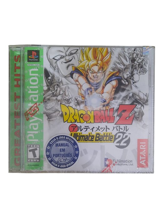 GREATEST HITS - DRAGON BALL Z ULTIMATE BATTLE 22 - NOVO - PS1