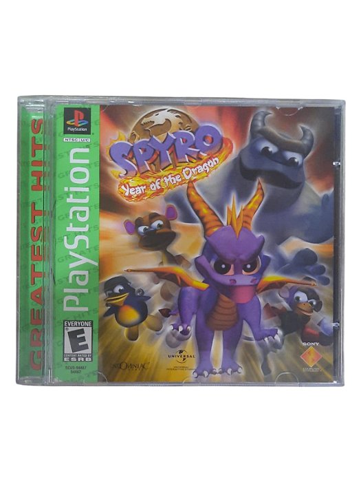 GREATEST HITS - SPYRO: YEAR OF THE DRAGON - USADO - PS1