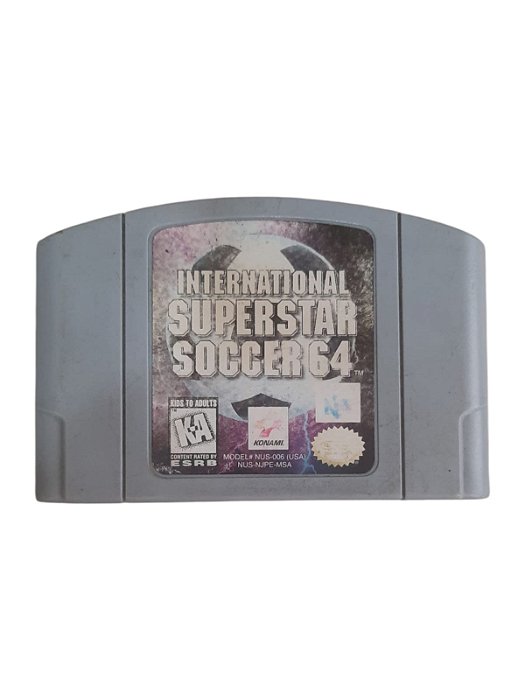 INTERNATIONAL SUPERSTAR SOCCER 64 - USADO - NINTENDO 64