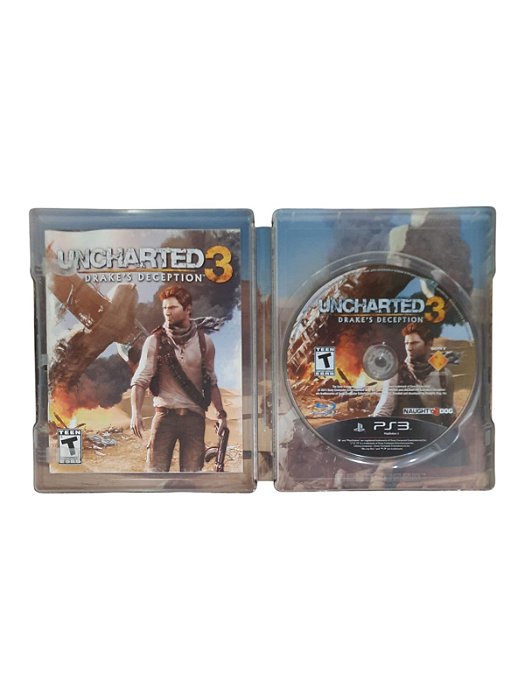 STEELBOOK UNCHARTED 3 DRAKE´S DECEPTION - USADO - PS3