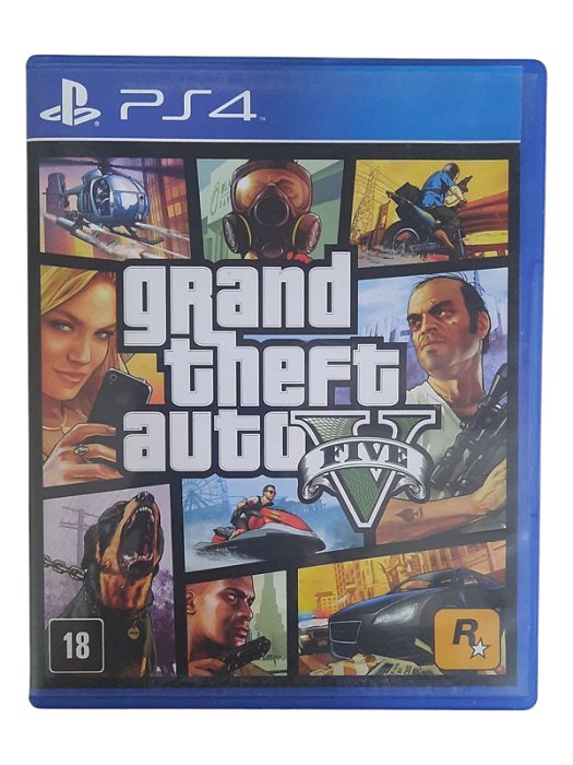 GTA V - COMPLETO - USADO - PS4