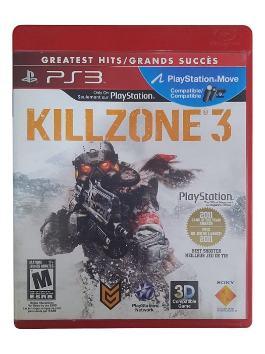 GREATEST HITS - KILLZONE 3 - USADO - PS3