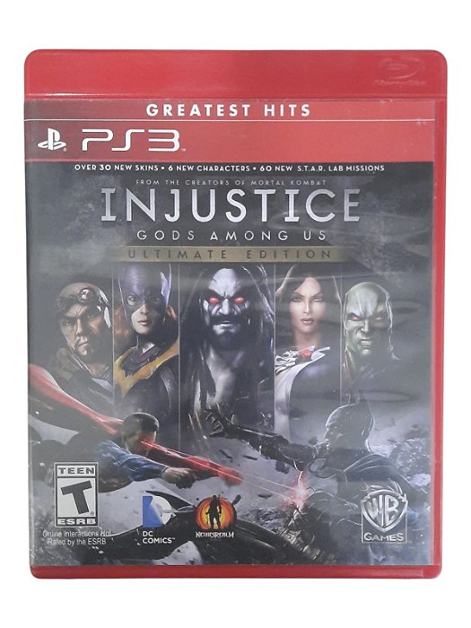 GREATEST HITS - INJUSTICE GODS AMONG US - USADO - PS3