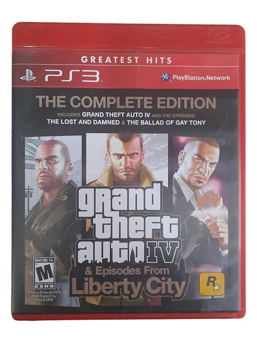 GREATEST HITS - GTA IV & EPISODES FROM LIBERTY CITY - USADO - PS3