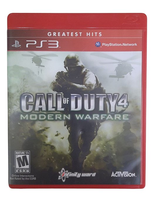 GREATEST HITS - CALL OF DUTY 4 MODERN WARFARE - USADO - PS3