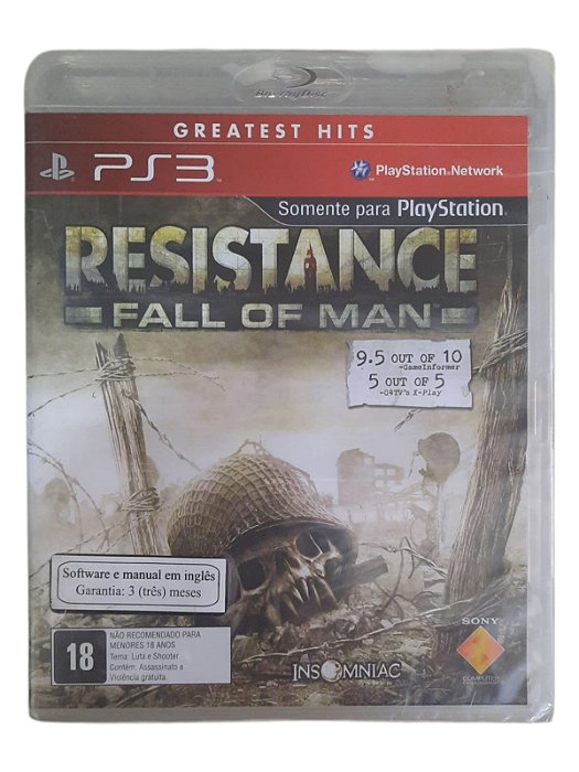 GREATEST HITS - RESISTANCE FALL OF MAN - NOVO - PS3