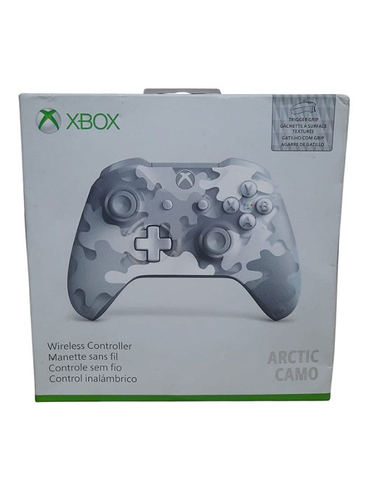 CONTROLE XBOX ARCTIC CAMO - XBOX ONE - USADO