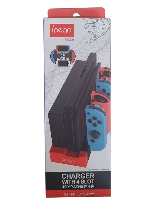 BASE CARREGAMENTO DOCK CONTROLE JOY-CON - NOVO - NINTENDO SWITCH