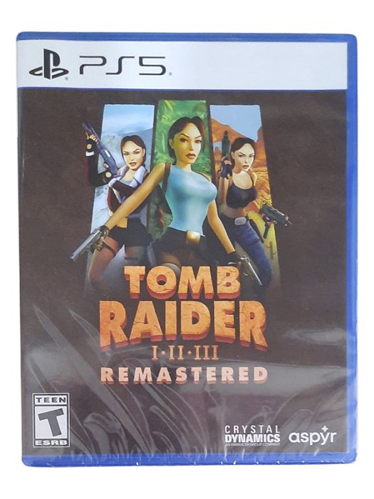 TOMB RAIDER I - III REMASTERED - NOVO - PS5