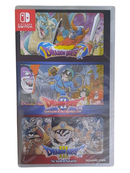 DRAGON QUEST/ DRAGON QUEST II/ DRAGON QUEST III - NOVO - SWITCH