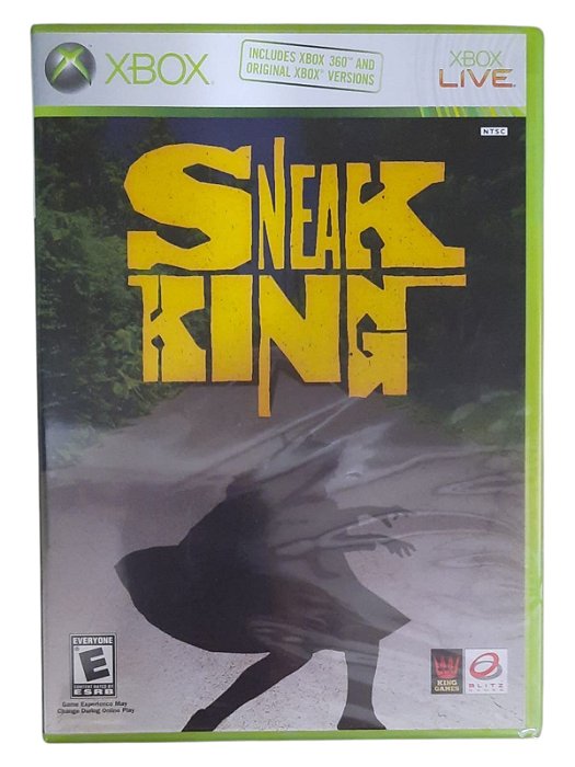 SNEAK KING - NOVO - XBOX CLASSICO