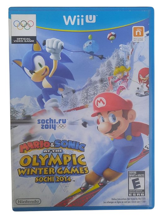MARIO & SONIC AT THE SOCHI 2014 OLYMPIC WINTER GAMES - USADO - NINTENDO Wii U