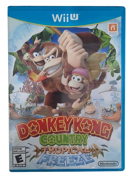 DONKEY KONG COUNTRY FREEZE - C/ DETALHES - USADO - NINTENDO Wii U