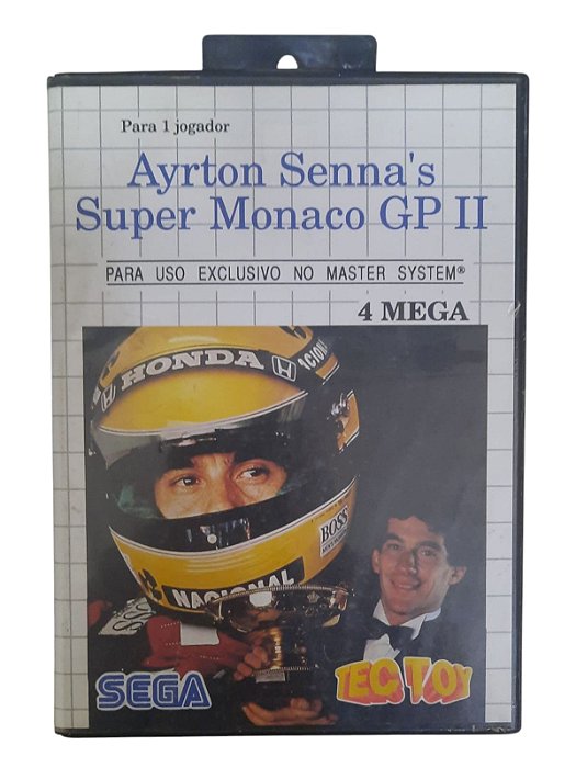 AYRTON SENNA´S SUPER MONACO GP II - USADO - MASTER SYSTEM