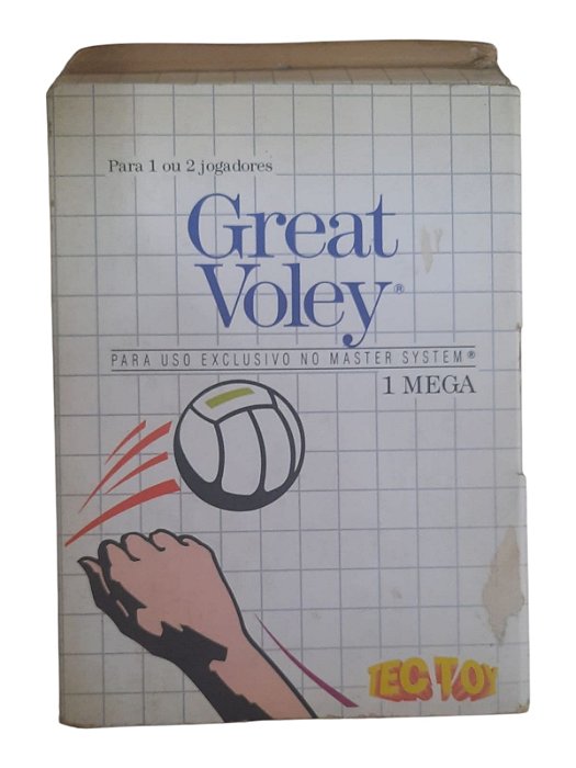 GREAT VOLEY - USADO - MASTER SYSTEM