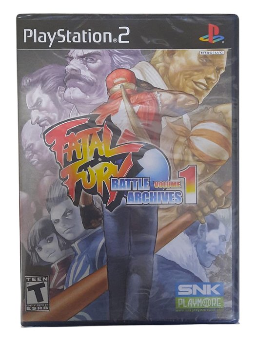 FATAL FURY BATTLE ARCHIVES VOLUME 1 - NOVO - PS2
