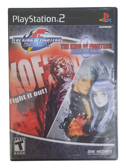 THE KING OF FIGHTERS 00/01 - NOVO - PS2