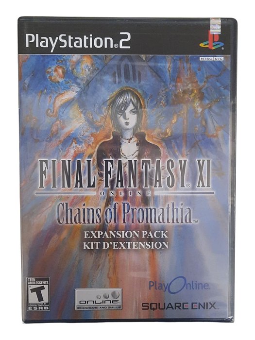 FINAL FANTASY XI CHAINS OF PROMATHIA - NOVO - PS2