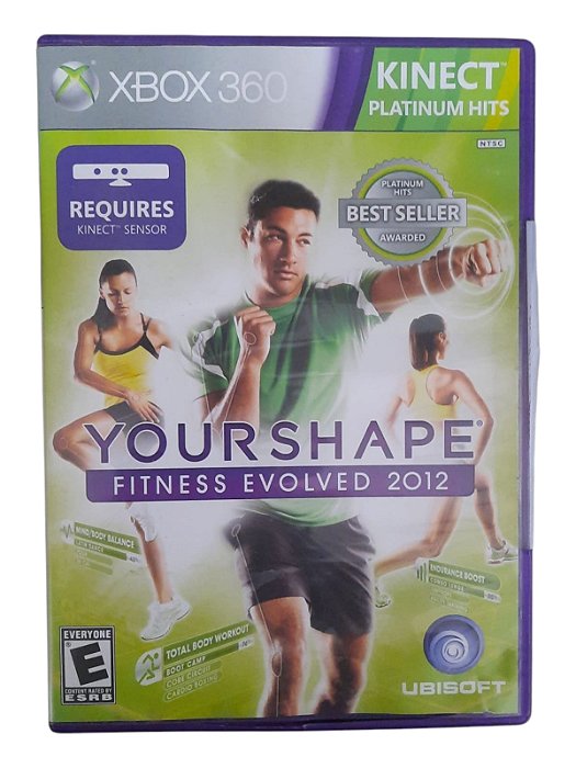 YOUR SHAPE - FITNESS EVOLVED 2012 - C/ DETALHE NA CAPA - USADO - XBOX 360