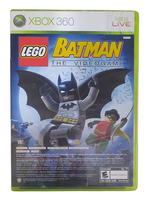 LEGO BATMAN THE VIDEOGAME/ PURE - USADO - XBOX 360