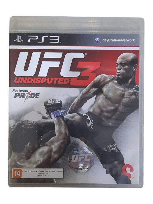 UFC 3 UNDISPUTED - USADO - PS3