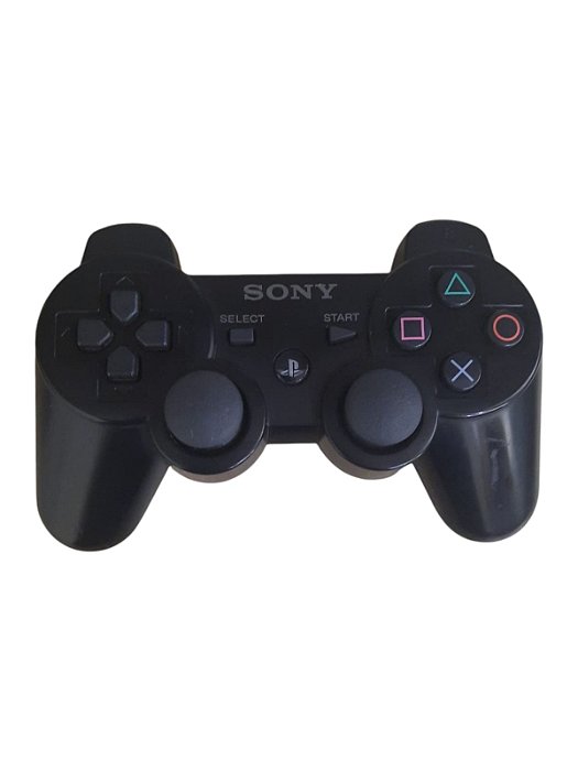 CONTROLE SONY PS3 DUALSHOCK 3 WIRELESS - C/ DETALHES - USADO
