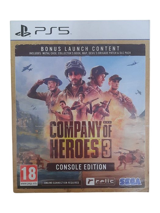 COMPANY OF HEROES 3: CONSOLE EDITION - NOVO - PS5