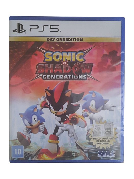 SONIC X SHADOW GENERATIONS: DAY ONE EDITION - NOVO - PS5