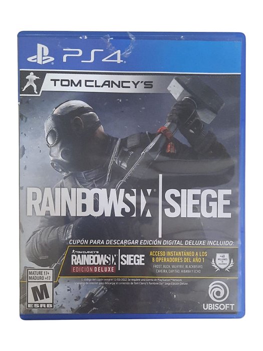 TOM CLANCY´S - RAINBOW SIX SIEGE - ES - C/ DETALHES - USADO - PS4