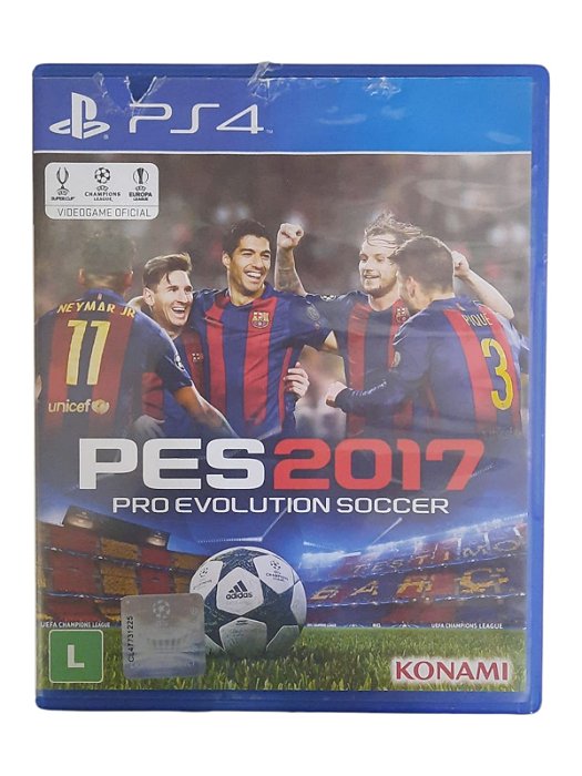 PES 2017 - C/ DETALHES - USADO - PS4