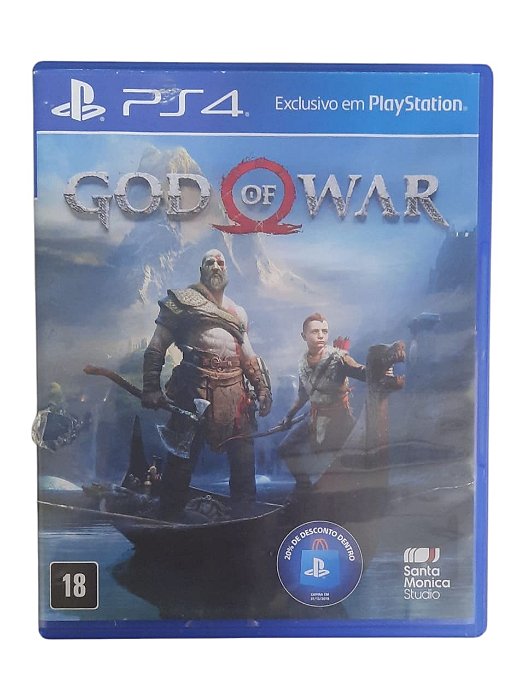 GOD OF WAR - C/ DETALHES - USADO - PS4