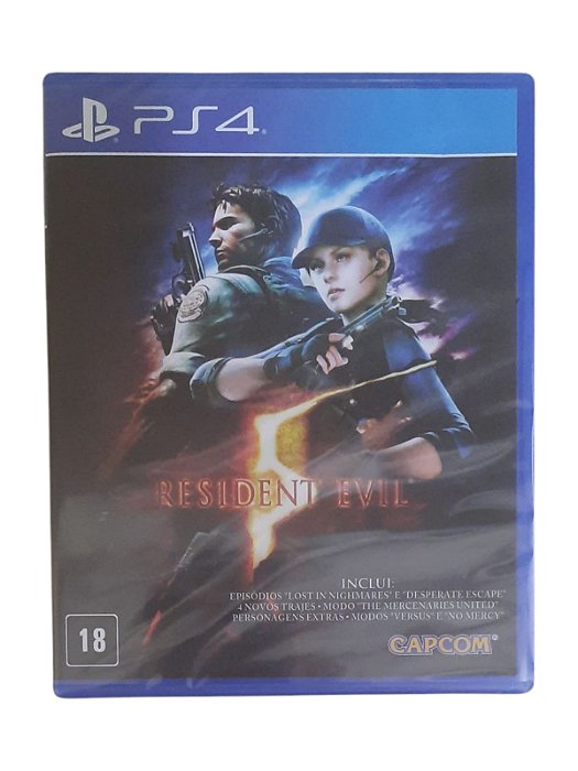RESIDENT EVIL 5 - NOVO - PS4