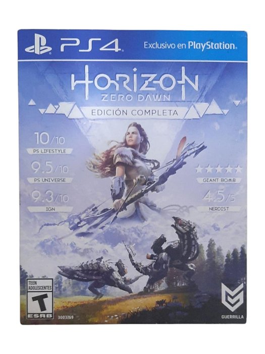 HORIZON ZERO DAWN EDICIÓN COMPLETA - ES - USADO - PS4 (CAPA PAPEL)