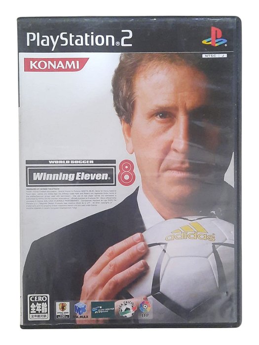 WINNING ELEVEN 8 -C/ DETALHES - JAPAN REGION - USADO - PS2