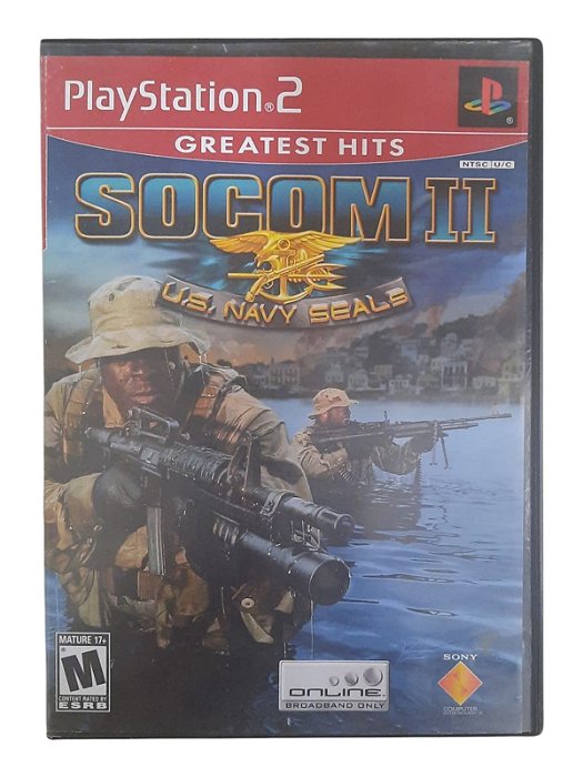 GREATEST HITS - SOCOM II: U.S. NAVY SEALS - USADO - PS2