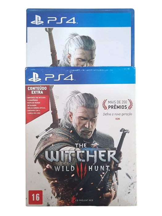THE WITCHER 3: WILD HUNT + CONTEÚDO EXTRA - USADO - PS4