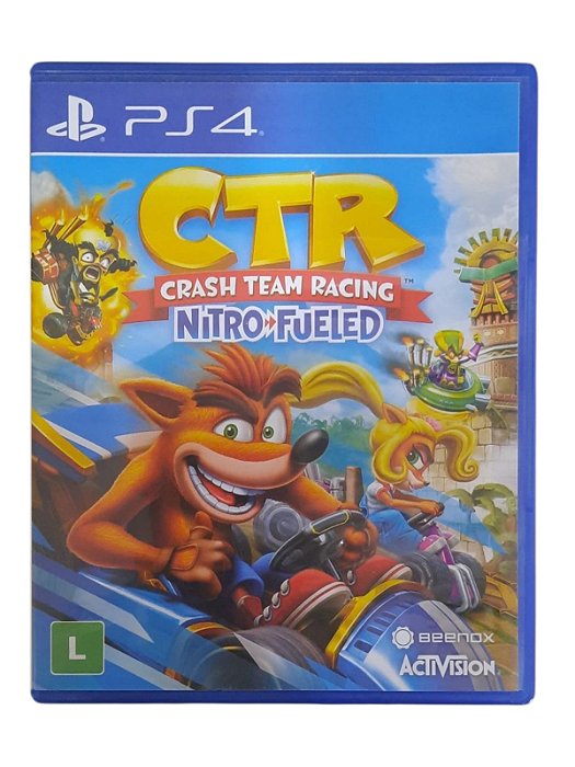 CTR: CRASH TEAM RACING - NITRO FUELED - USADO - PS4