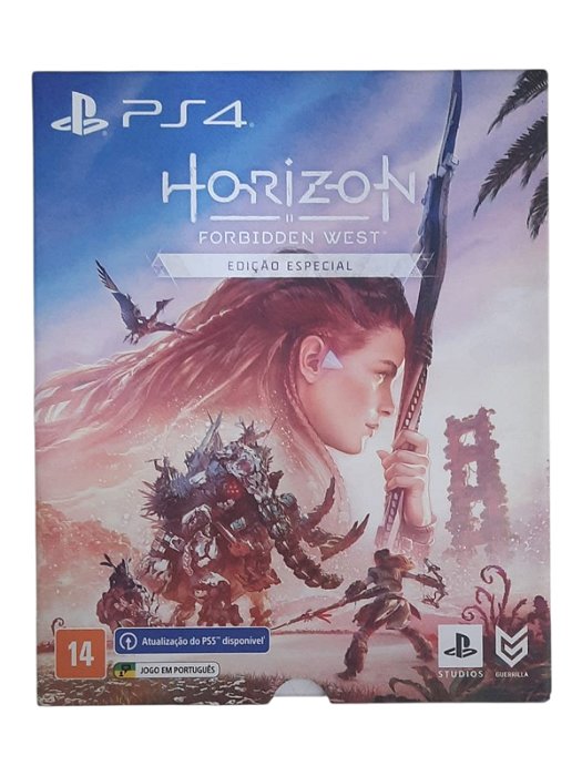 HORIZON FORBIDDEN WEST - EDIÇÃO ESPECIAL - USADO - PS4