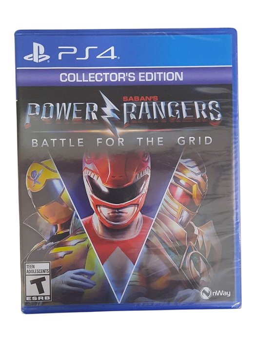 COLLECTOR´S EDITION: POWER RANGERS BATTLE FOR THE GRID - NOVO - PS4