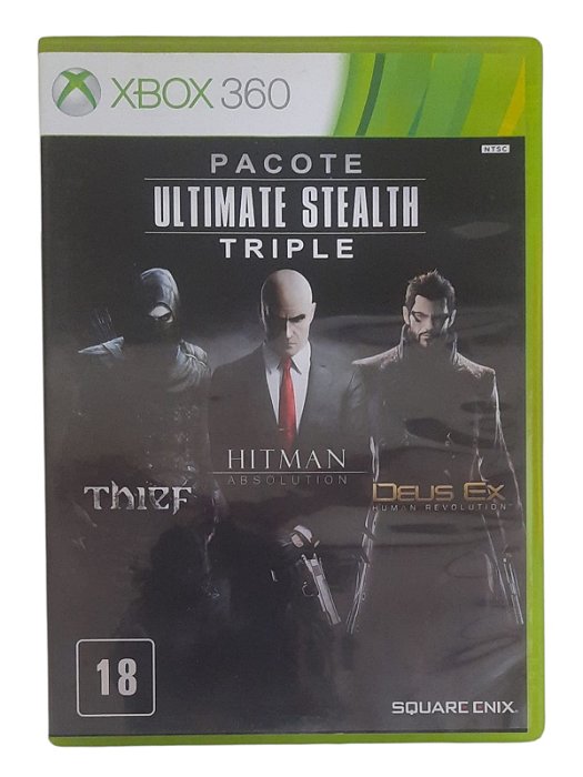 PACOTE ULTIMATE STEALTH TRIPLE - USADO - XBOX 360