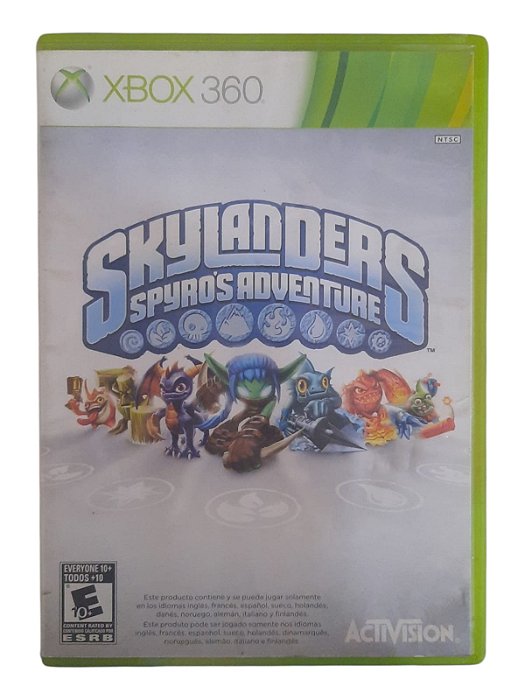 SKYLANDERS: SPYRO'S ADVENTURE - USADO - XBOX 360