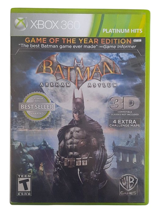 GAME OF THE YEAR EDITION - BATMAN ARKHAM ASYLUM - US - USADO - XBOX 360