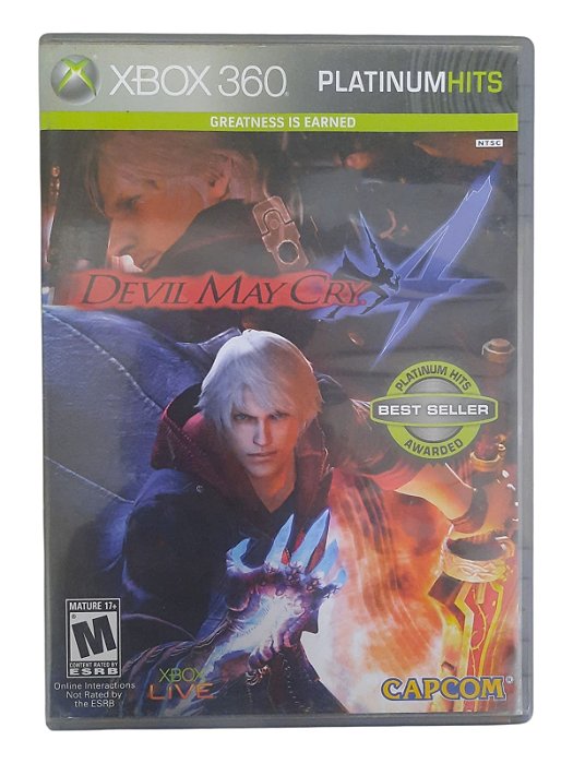PLATINUM HITS - DEVIL MAY CRY 4 - USADO - XBOX 360