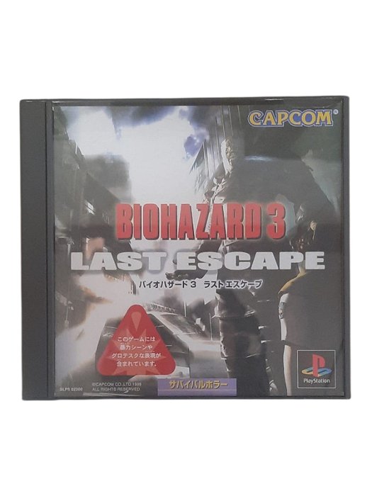 BIOHAZARD 3 LAST ESCAPE - JAPAN REGION - USADO - PS1
