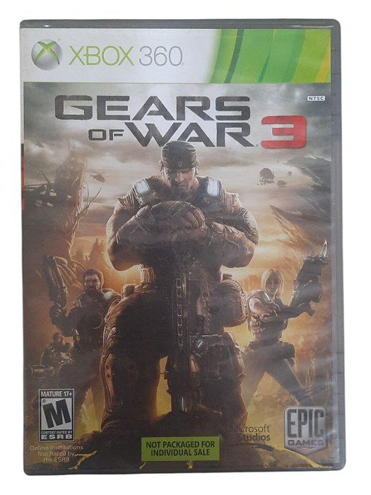 GEARS OF WAR 3 - USADO - XBOX 360