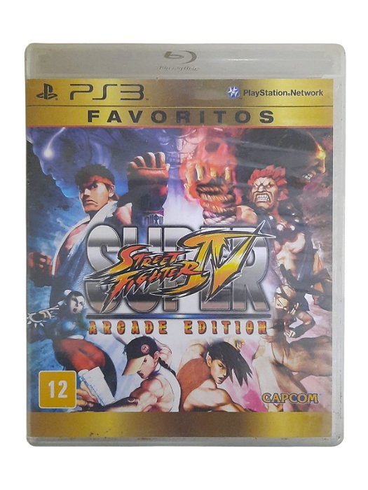 FAVORITOS - SUPER STREET FIGHTER IV: ARCADE EDITION - USADO - PS3