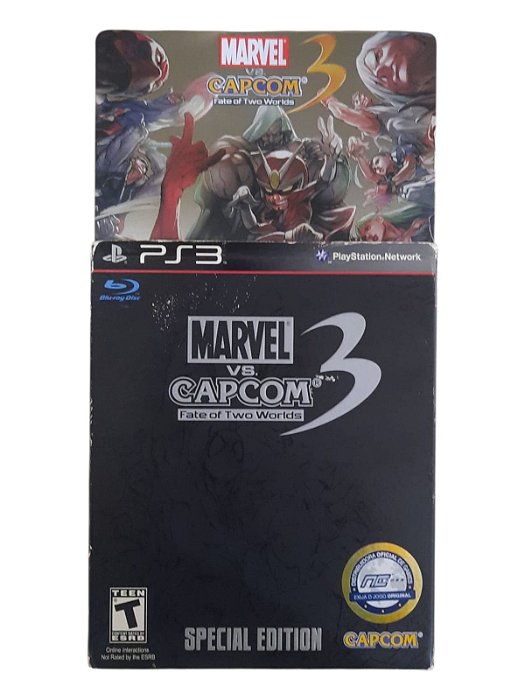 STEELBOOK - MARVEL VS CAPCOM 3: FATE OF TWO WORLDS - USADO - PS3