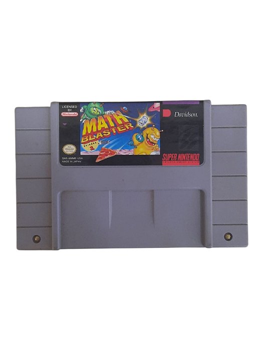 MATH BLASTER EPISODE 1 - USADO - SUPER NINTENDO
