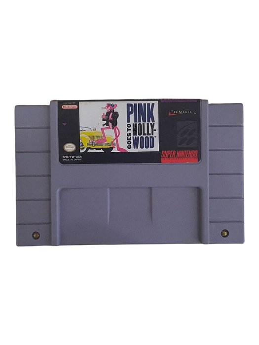 PINK GOES TO HOLLYWOOD - USADO - SUPER NINTENDO