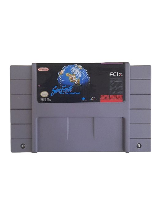 SIMEARTH - THE LIVING PLANET - USADO - SUPER NINTENDO